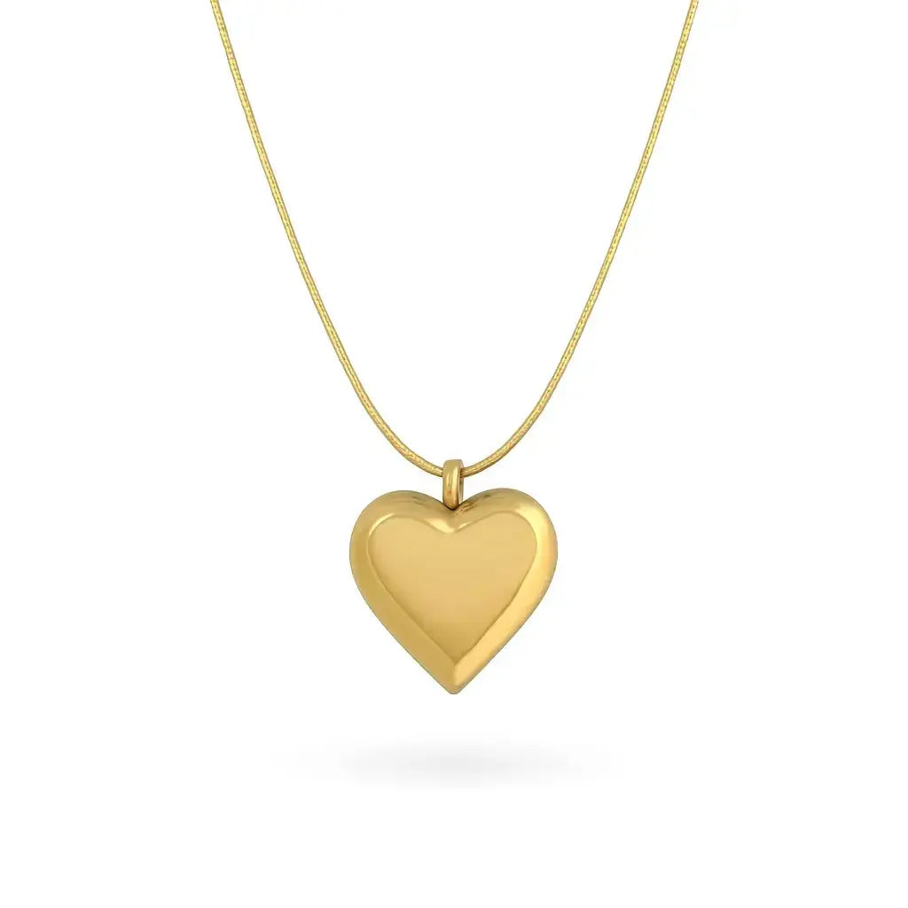 80 CM long heart necklace Vibestella