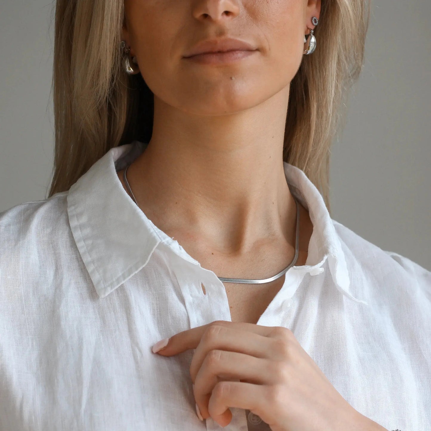 Big Snake Skin necklace Vibestella