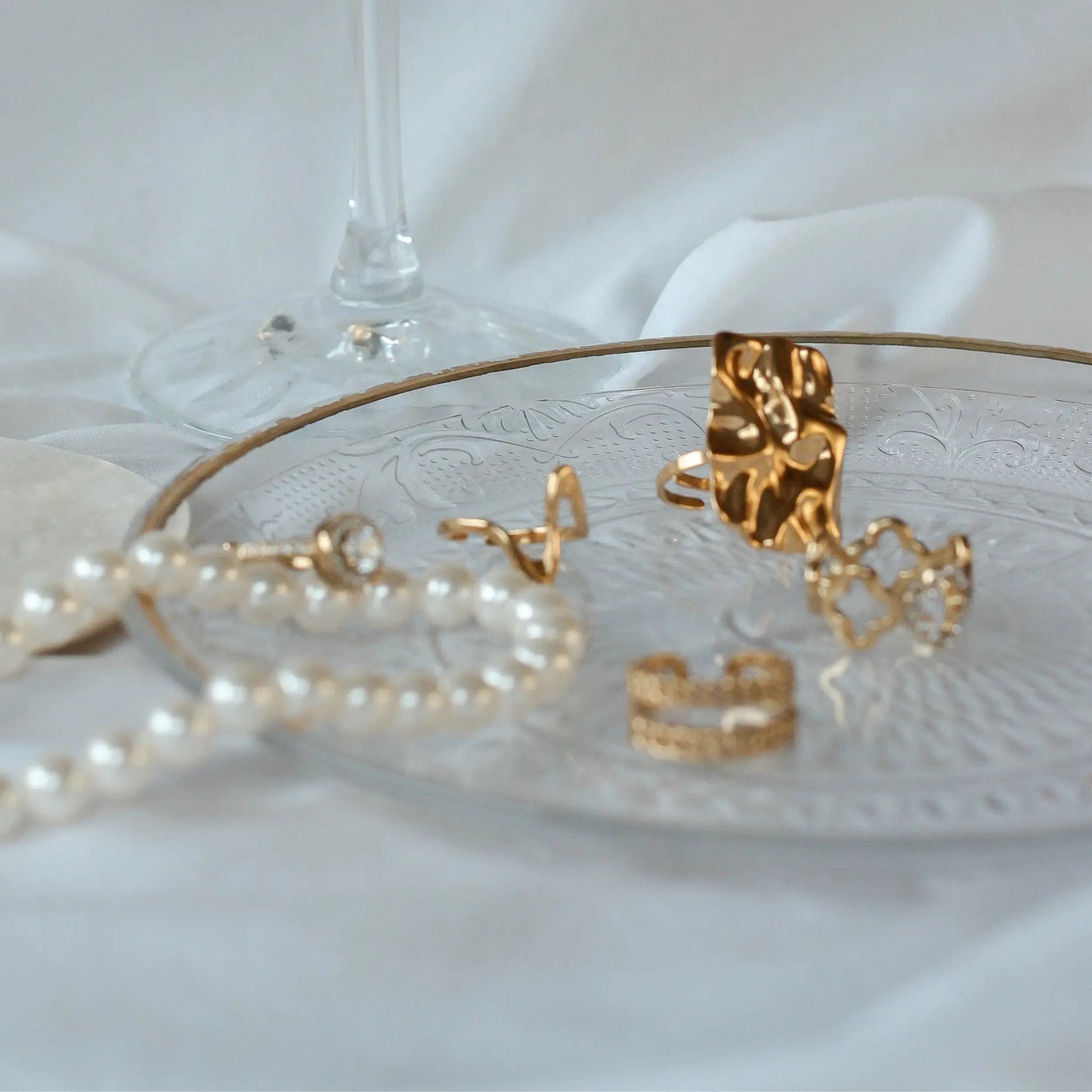 Big flat wave ring Vibestella