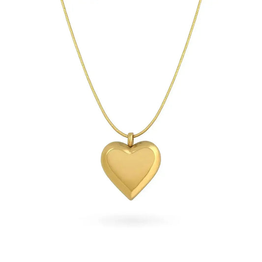 80 CM long heart necklace Vibestella