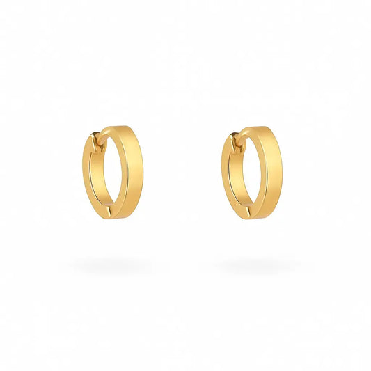 Basic flat and round earrings Vibestella