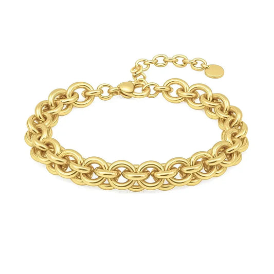 Big round chain bracelet Vibestella