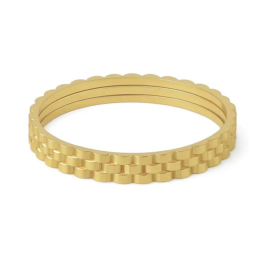 Bold chain bangle Vibestella