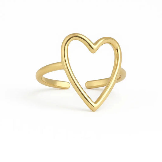 Open heart ring Vibestella